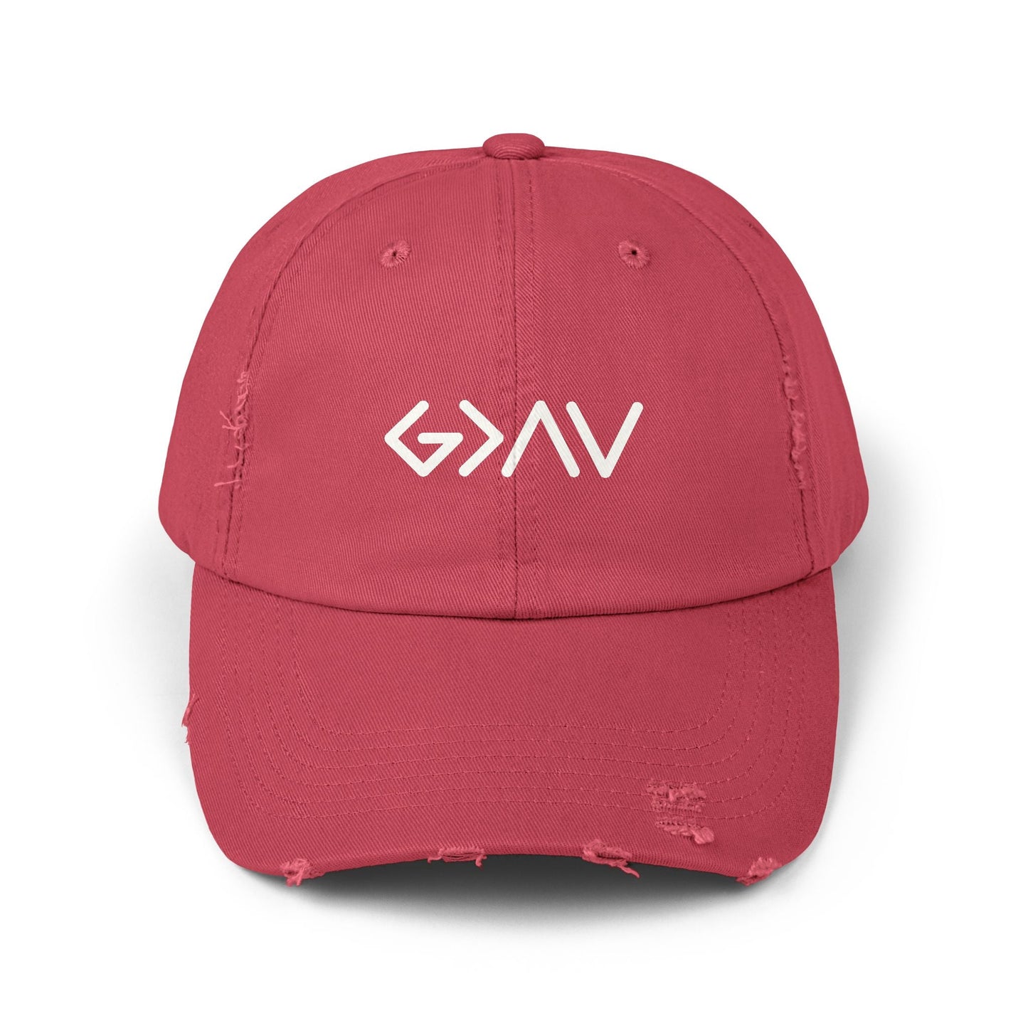 Distressed Cap - God is Greater than the Highs and the Lows