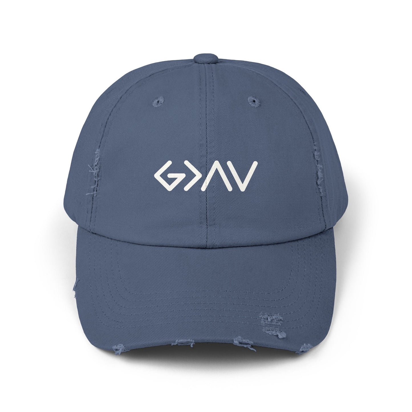 Distressed Cap - God is Greater than the Highs and the Lows