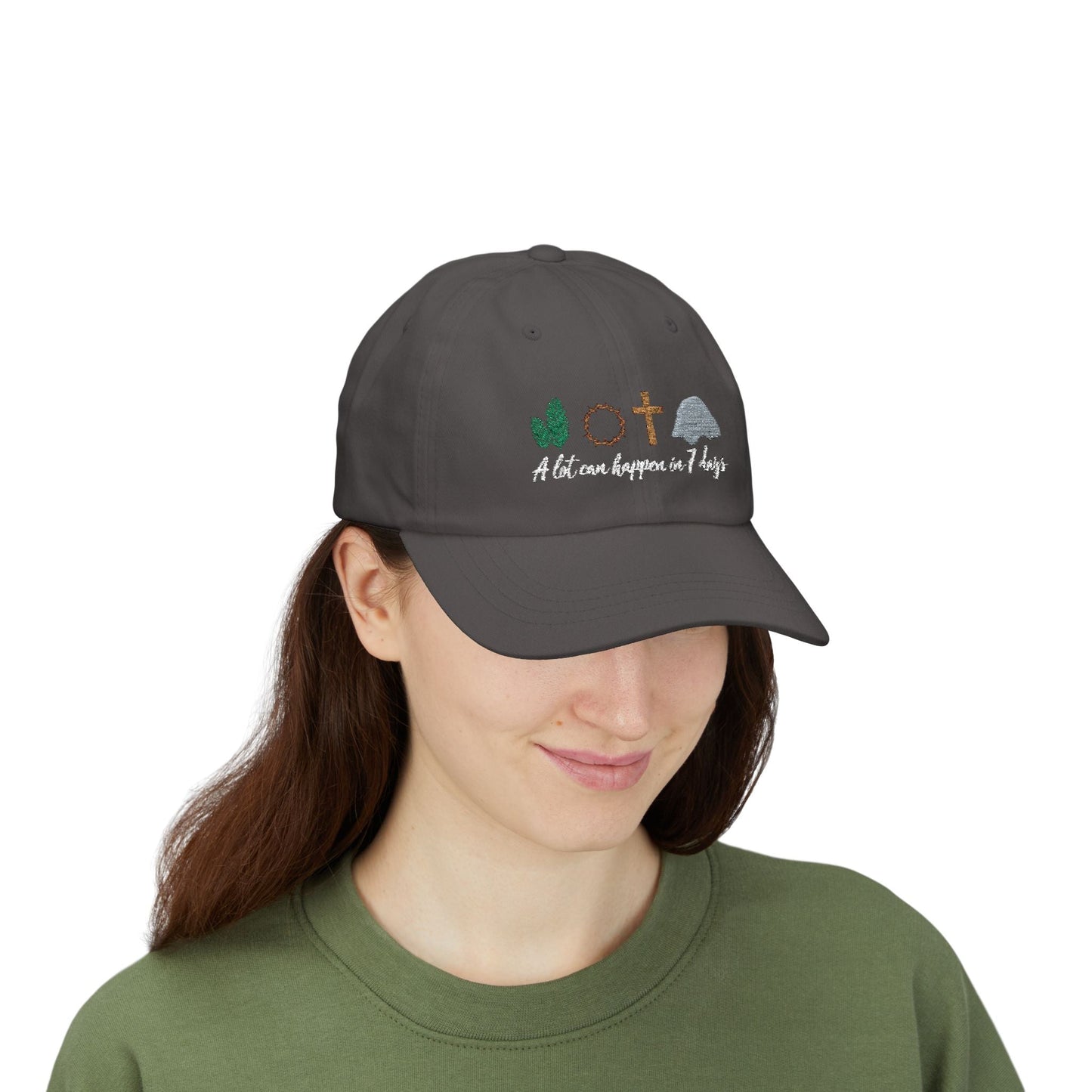 A lot Can Happen in 7 Days - Easter themed Ballcap