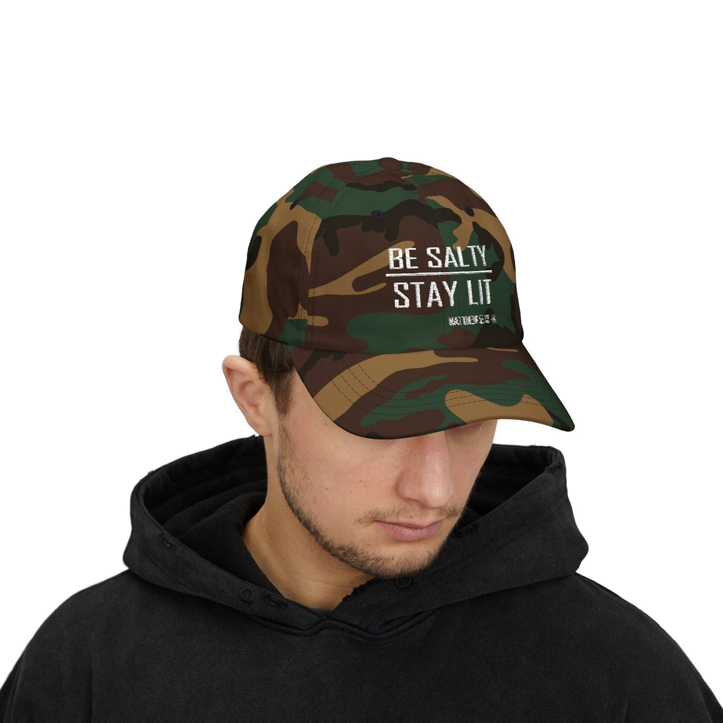 Be Salty - Stay Lit Six Panel Unisex Snapback Ballcap