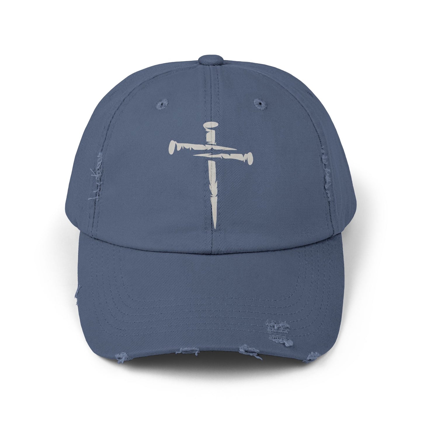 Cross Nails Distressed Cap