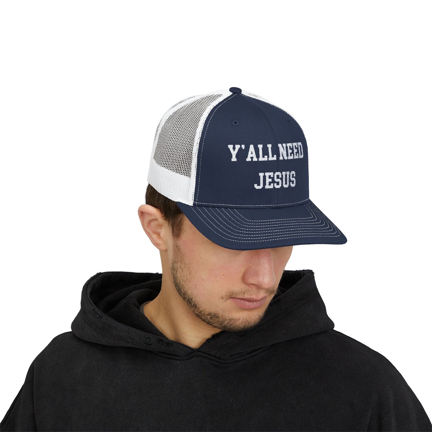 Snapback Trucker Cap - Y'all Need Jesus
