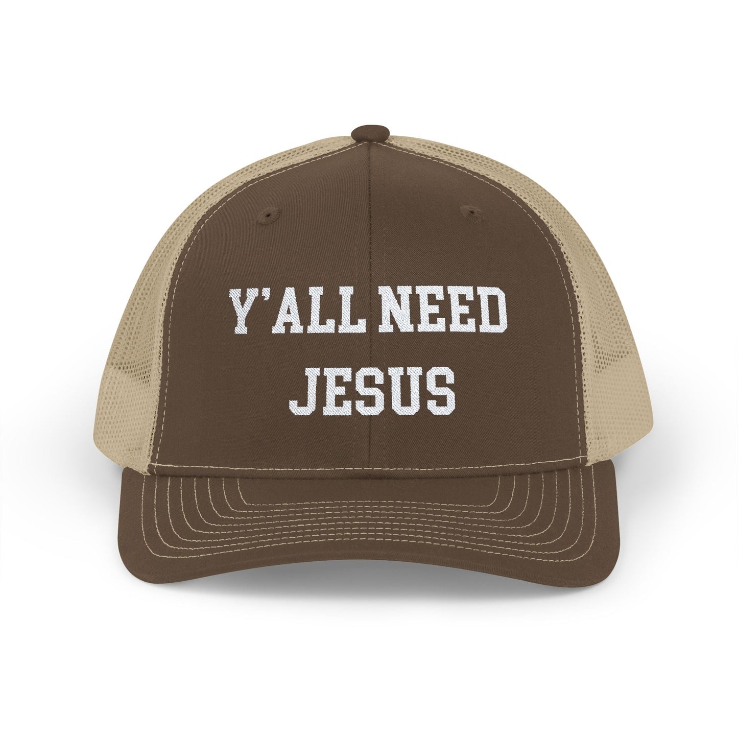 Snapback Trucker Cap - Y'all Need Jesus