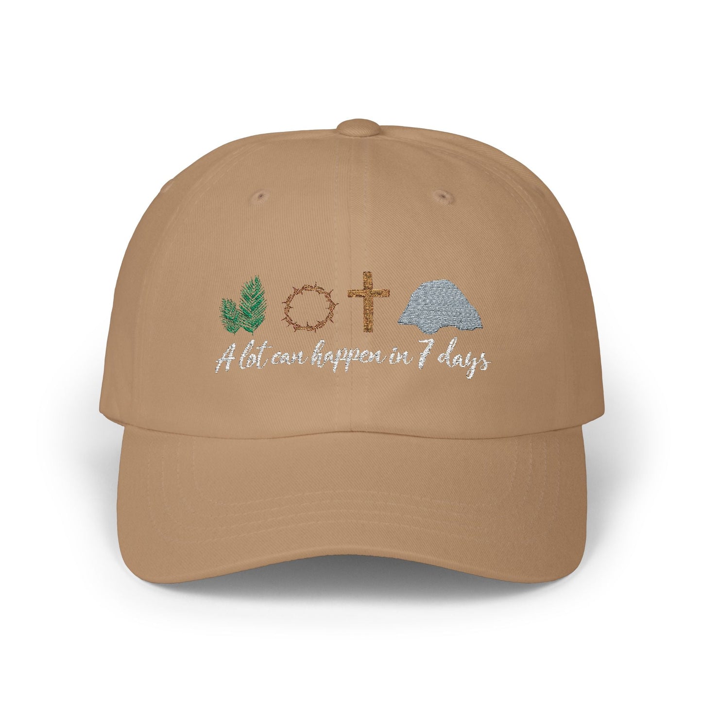 A lot Can Happen in 7 Days - Easter themed Ballcap