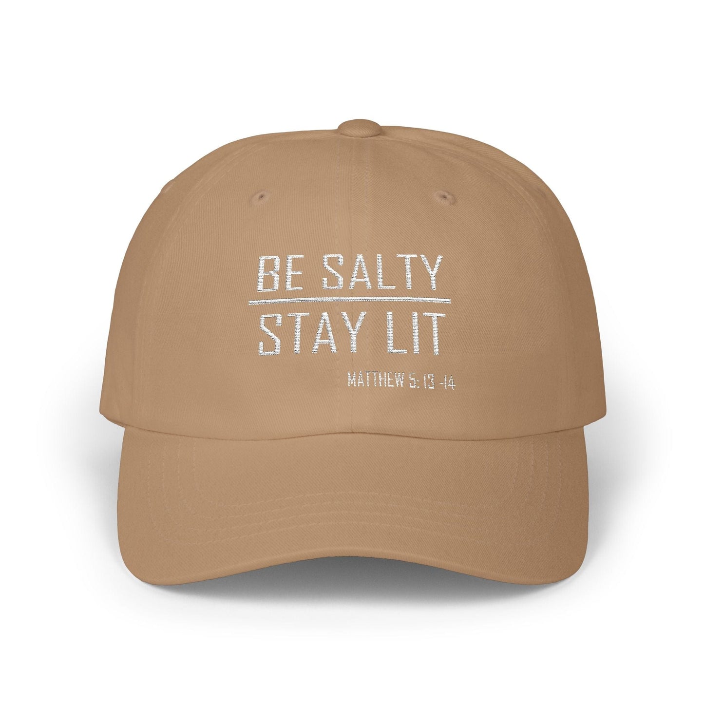 Be Salty - Stay Lit Six Panel Unisex Snapback Ballcap