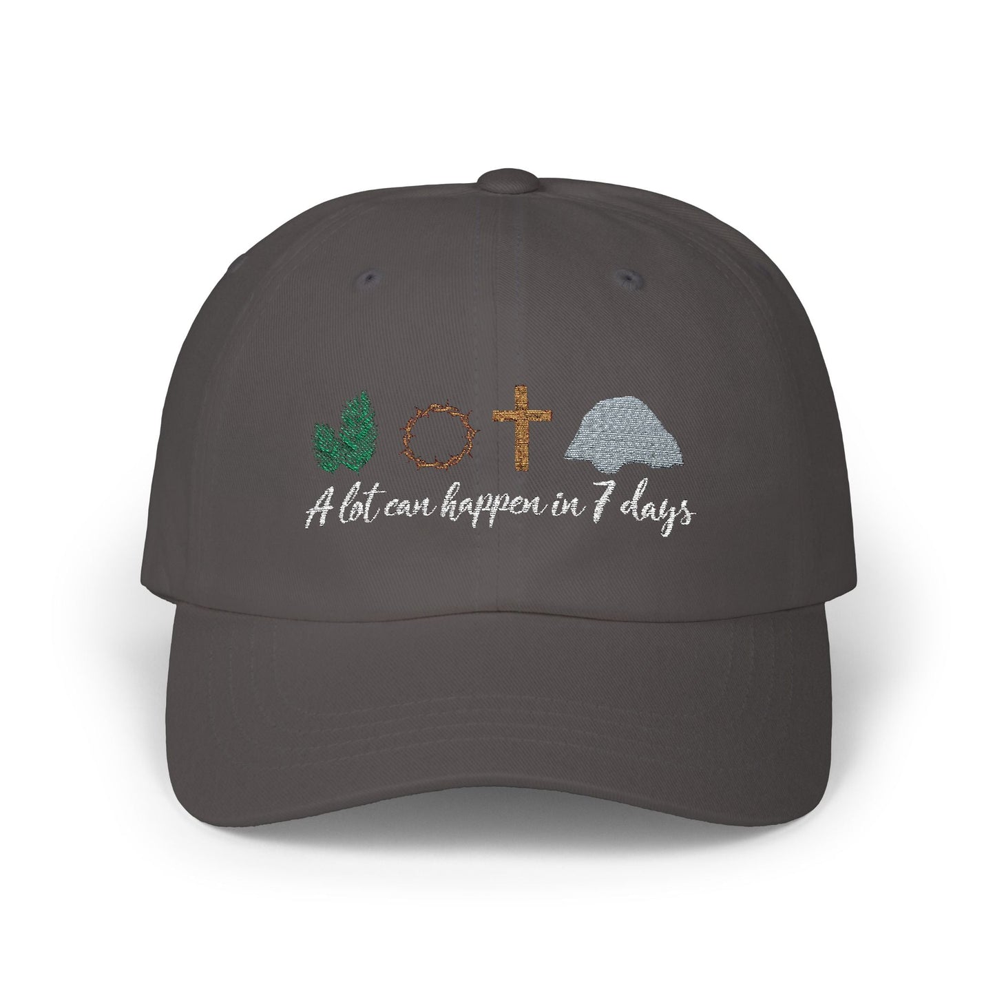 A lot Can Happen in 7 Days - Easter themed Ballcap