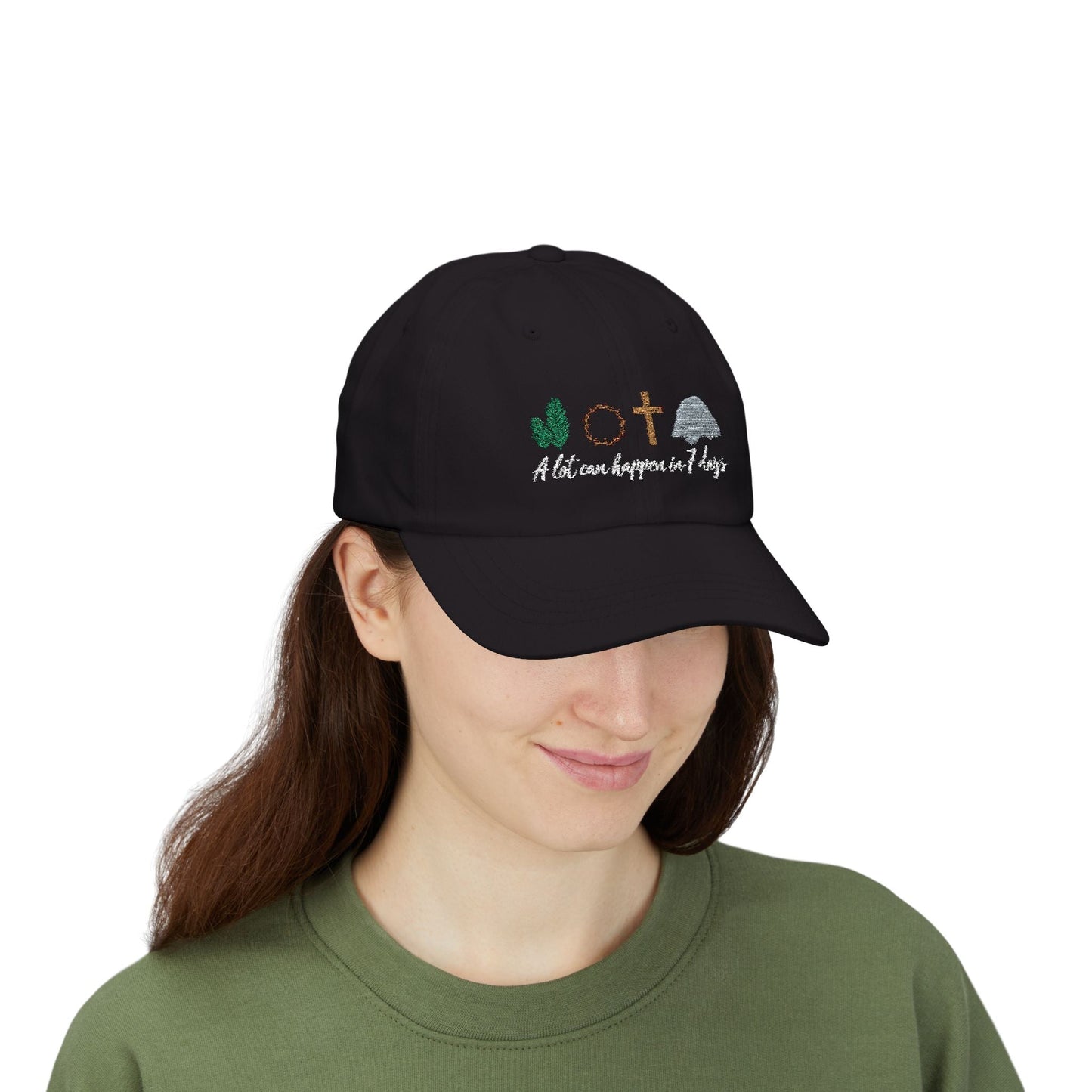 A lot Can Happen in 7 Days - Easter themed Ballcap
