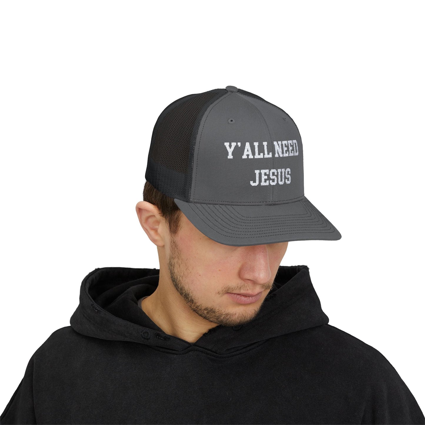 Snapback Trucker Cap - Y'all Need Jesus