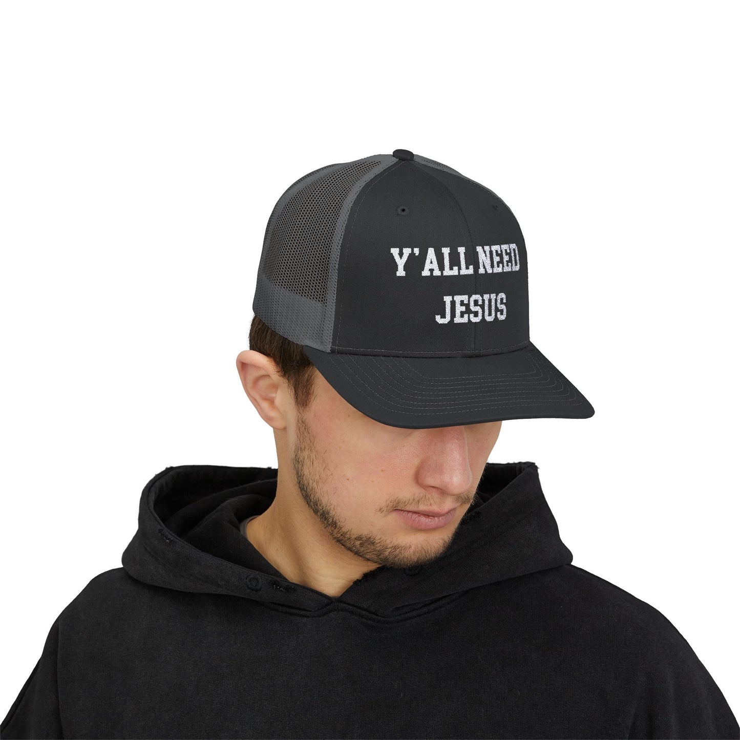 Snapback Trucker Cap - Y'all Need Jesus
