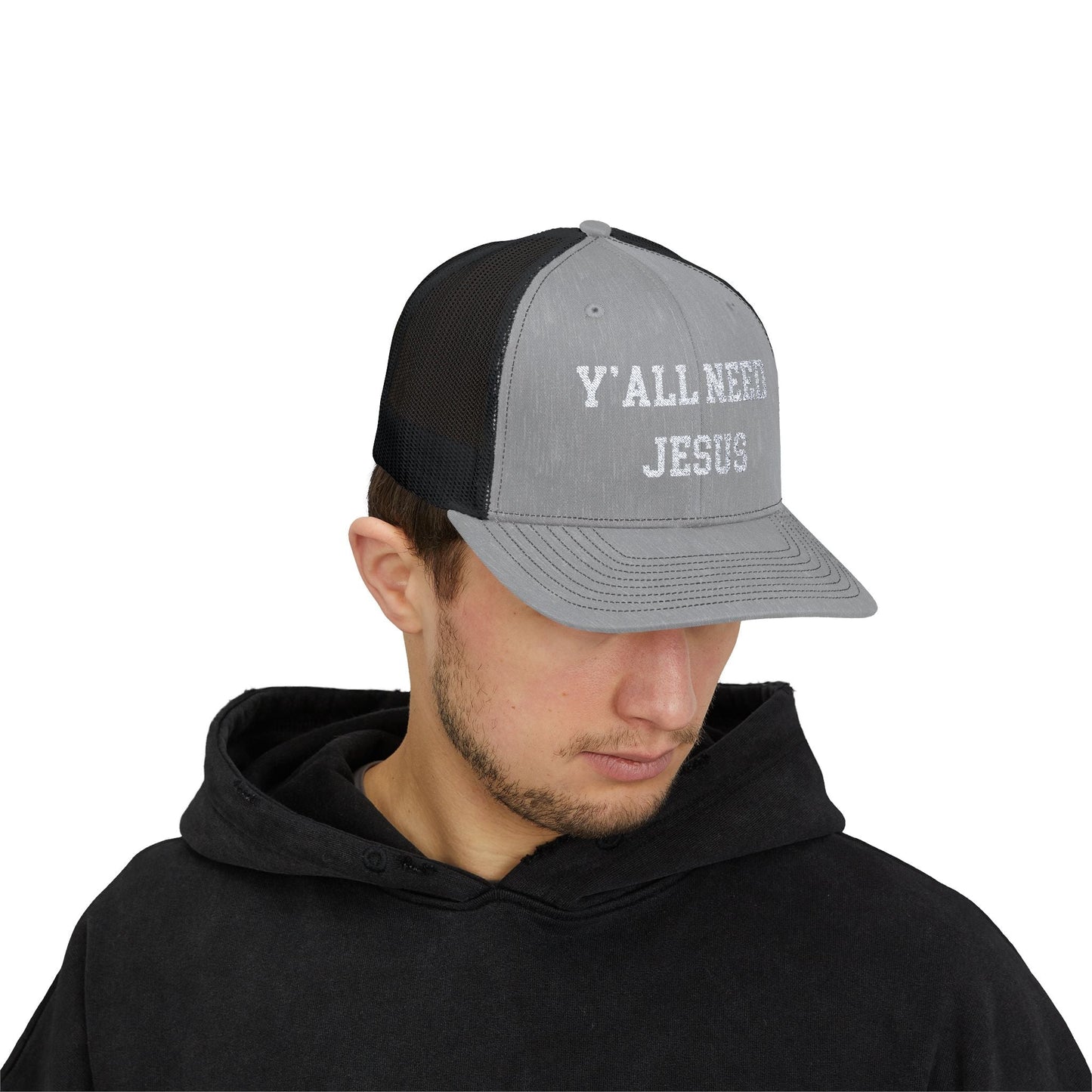 Snapback Trucker Cap - Y'all Need Jesus
