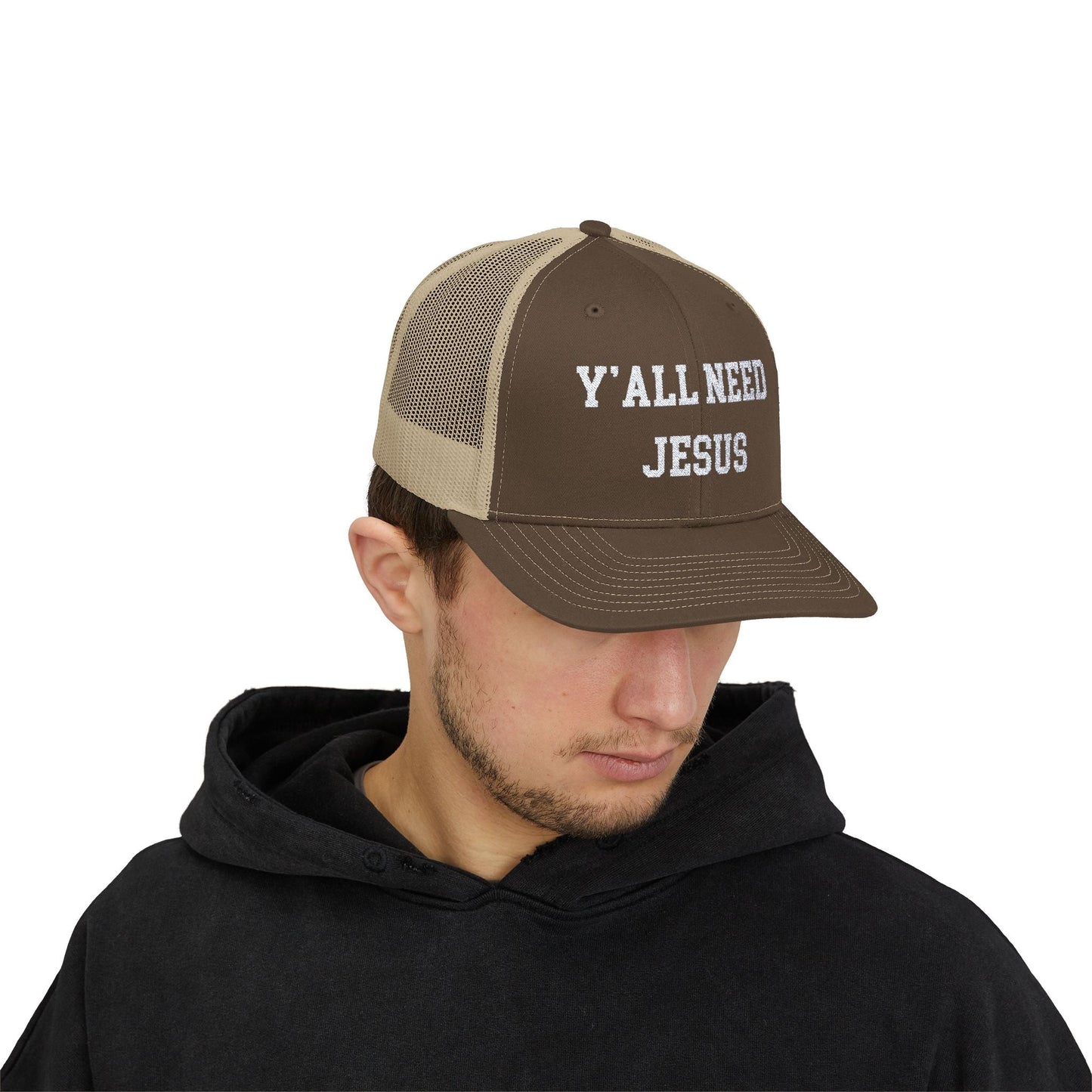 Snapback Trucker Cap - Y'all Need Jesus