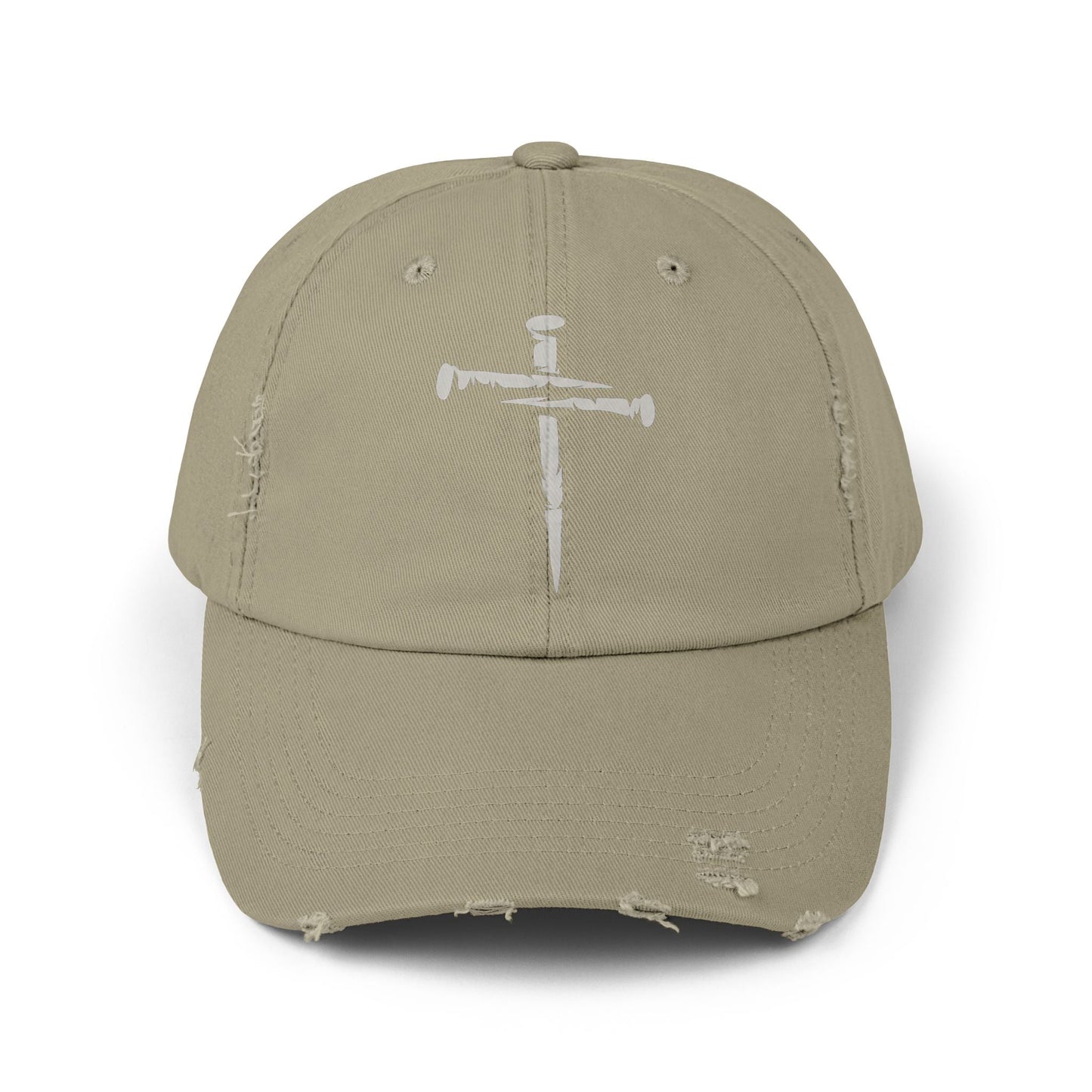 Cross Nails Distressed Cap