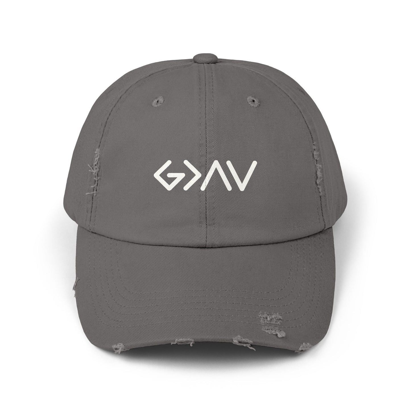 Distressed Cap - God is Greater than the Highs and the Lows