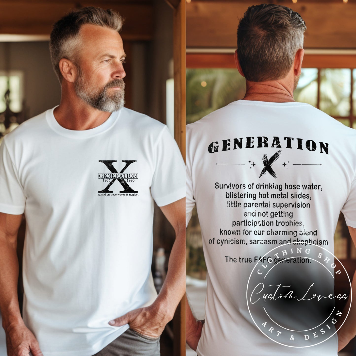 Custom Year Gen X T-Shirt