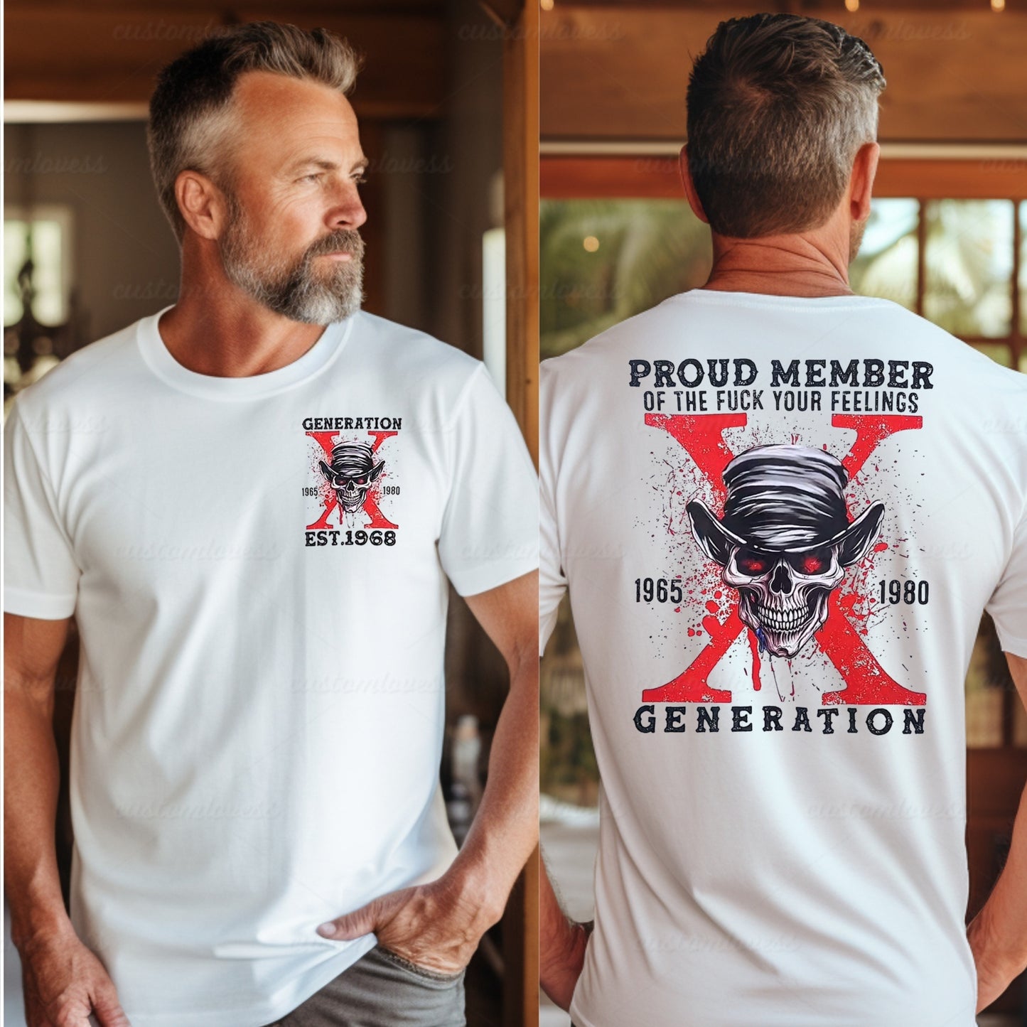Custom Generation Skull Shirt