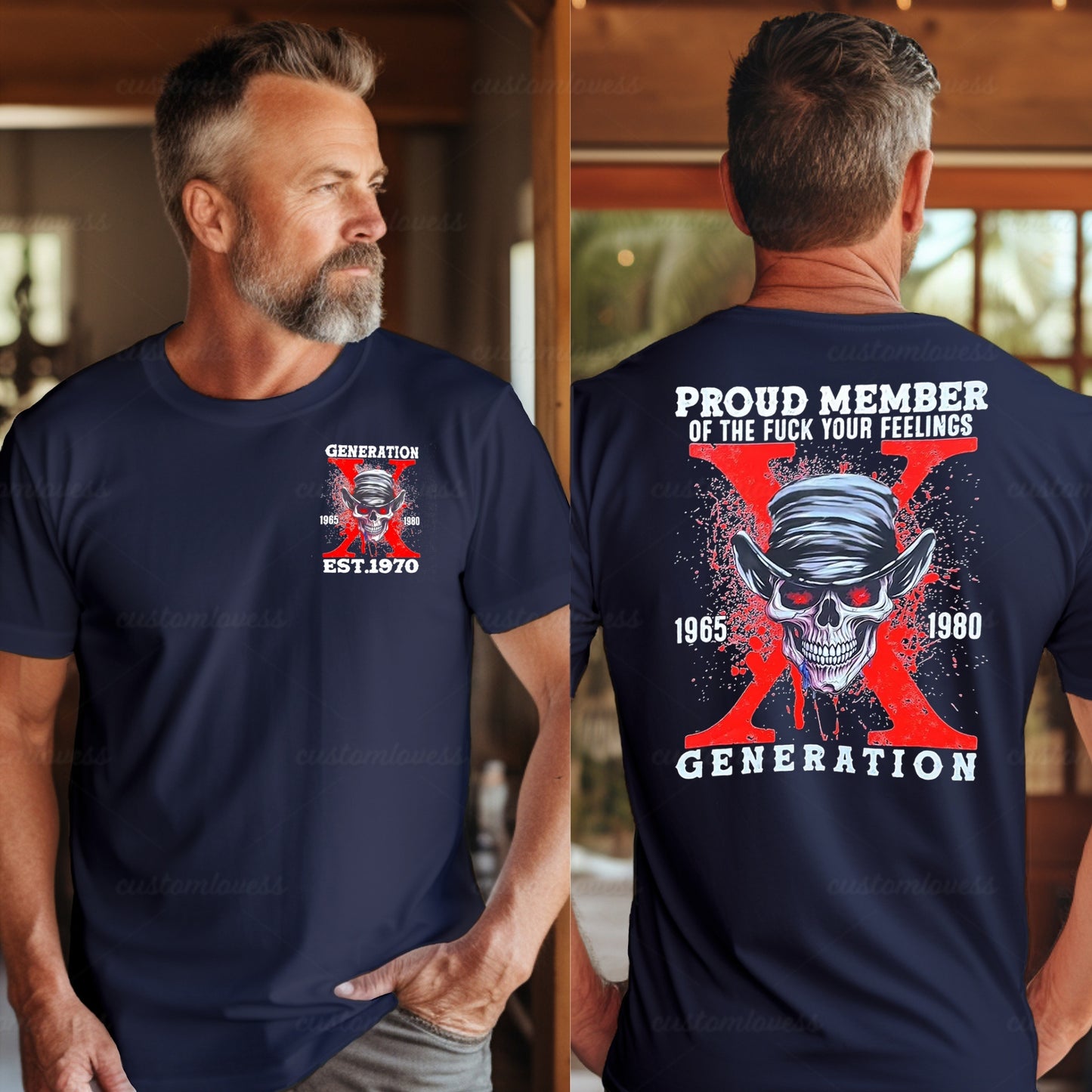 Custom Generation Skull Shirt