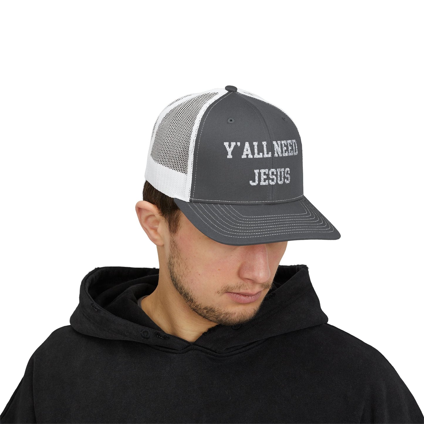 Snapback Trucker Cap - Y'all Need Jesus
