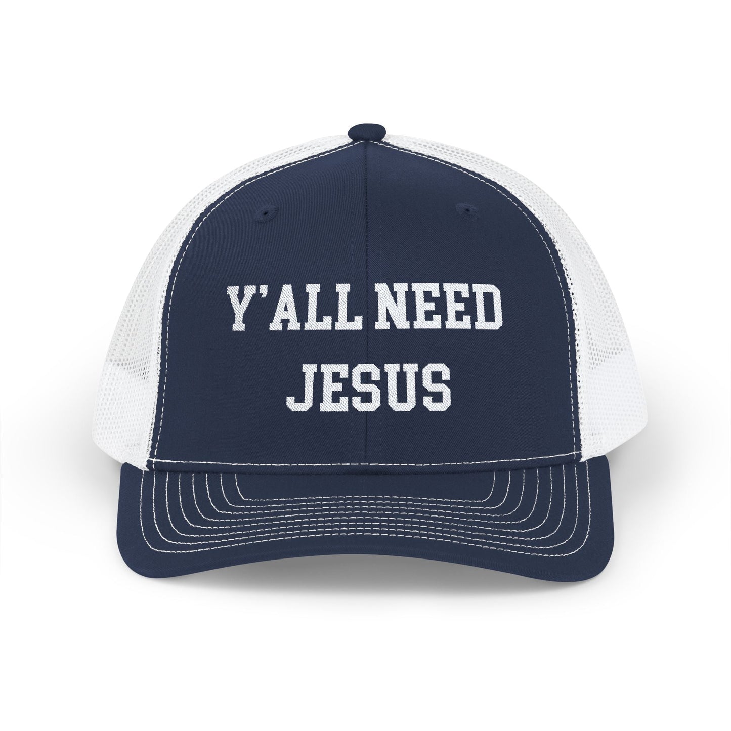 Snapback Trucker Cap - Y'all Need Jesus