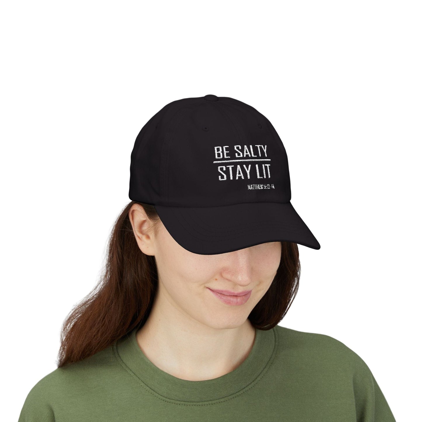 Be Salty - Stay Lit Six Panel Unisex Snapback Ballcap