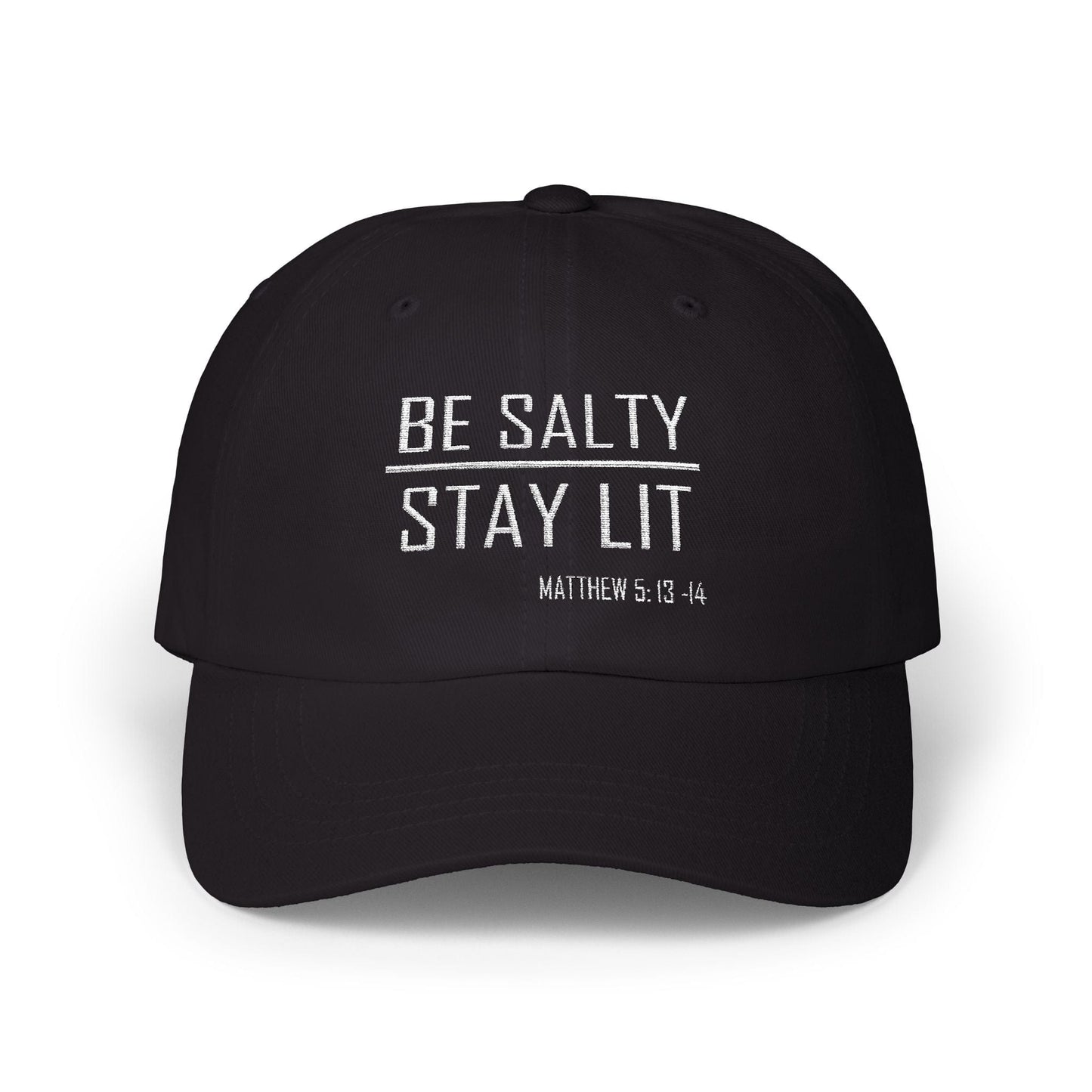 Be Salty - Stay Lit Six Panel Unisex Snapback Ballcap