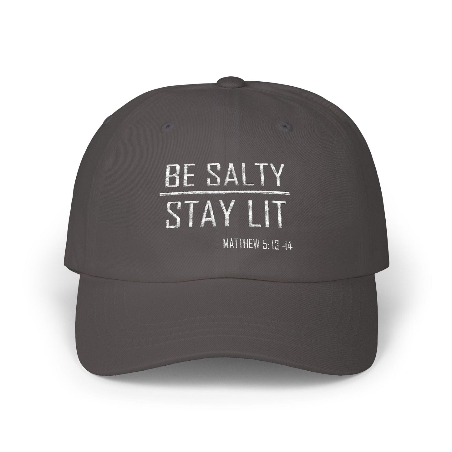 Be Salty - Stay Lit Six Panel Unisex Snapback Ballcap