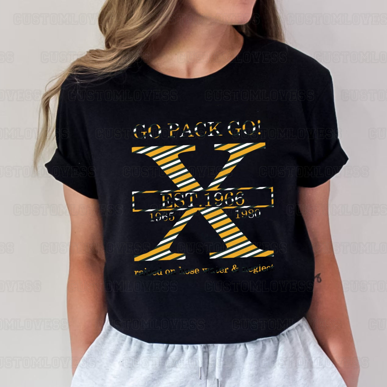 Custom Year Gen X College Team T-Shirt
