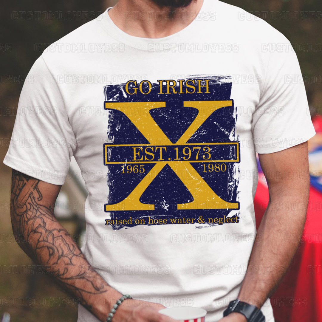 Custom Year Gen X Football Team T-Shirt