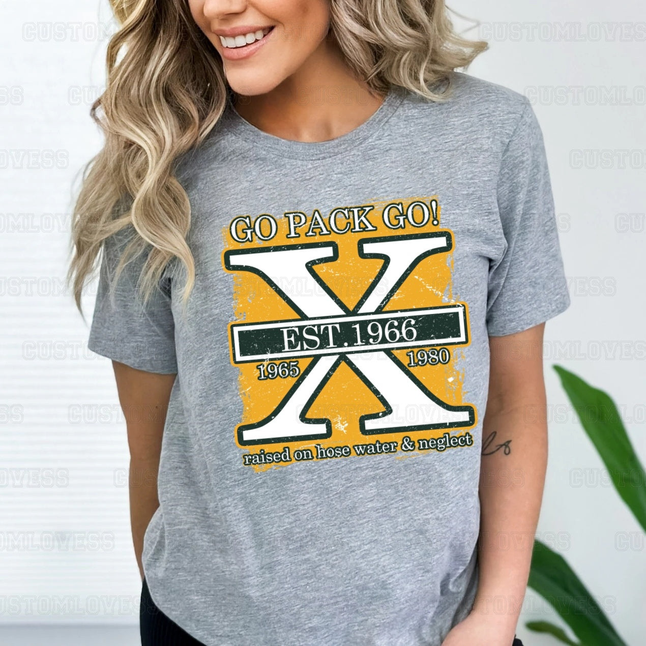 Custom Year Gen X Football Team T-Shirt
