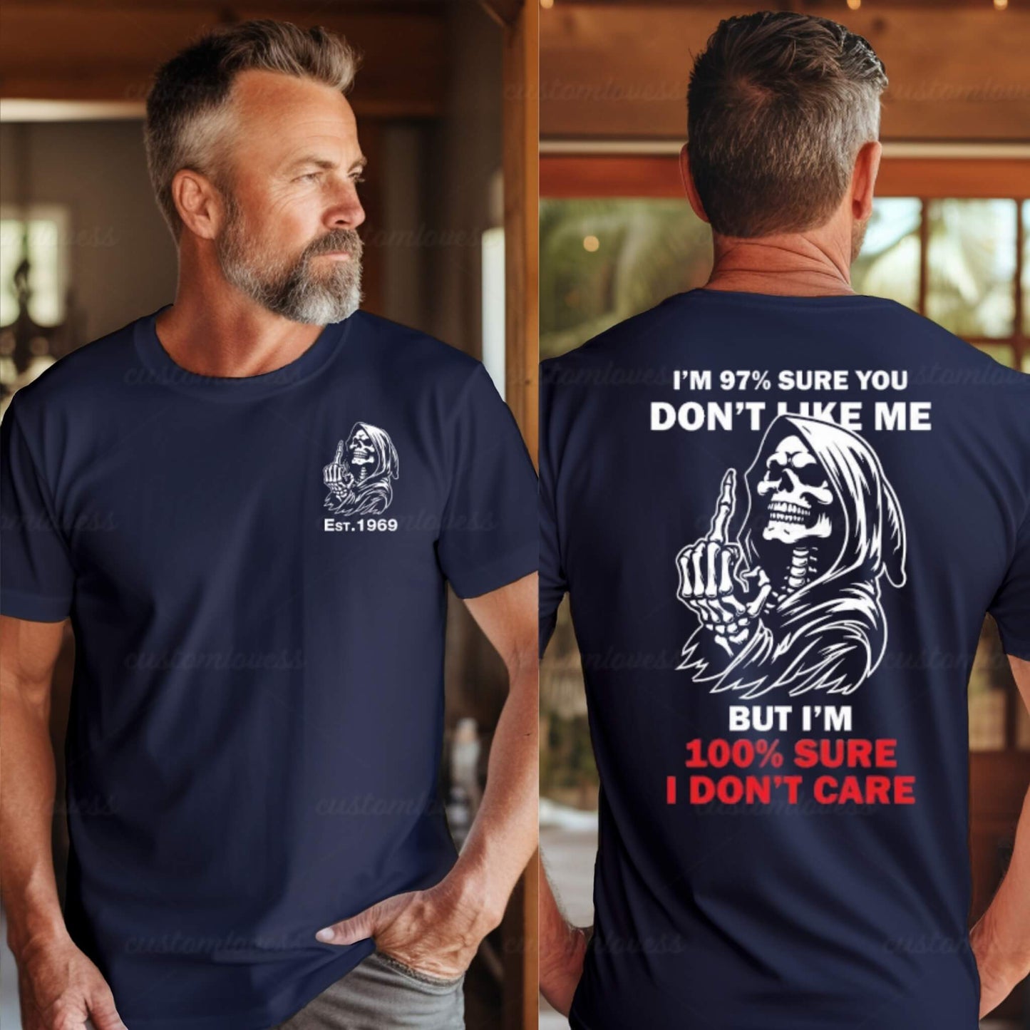 Custom 100% Sure I Don’t Care Shirt