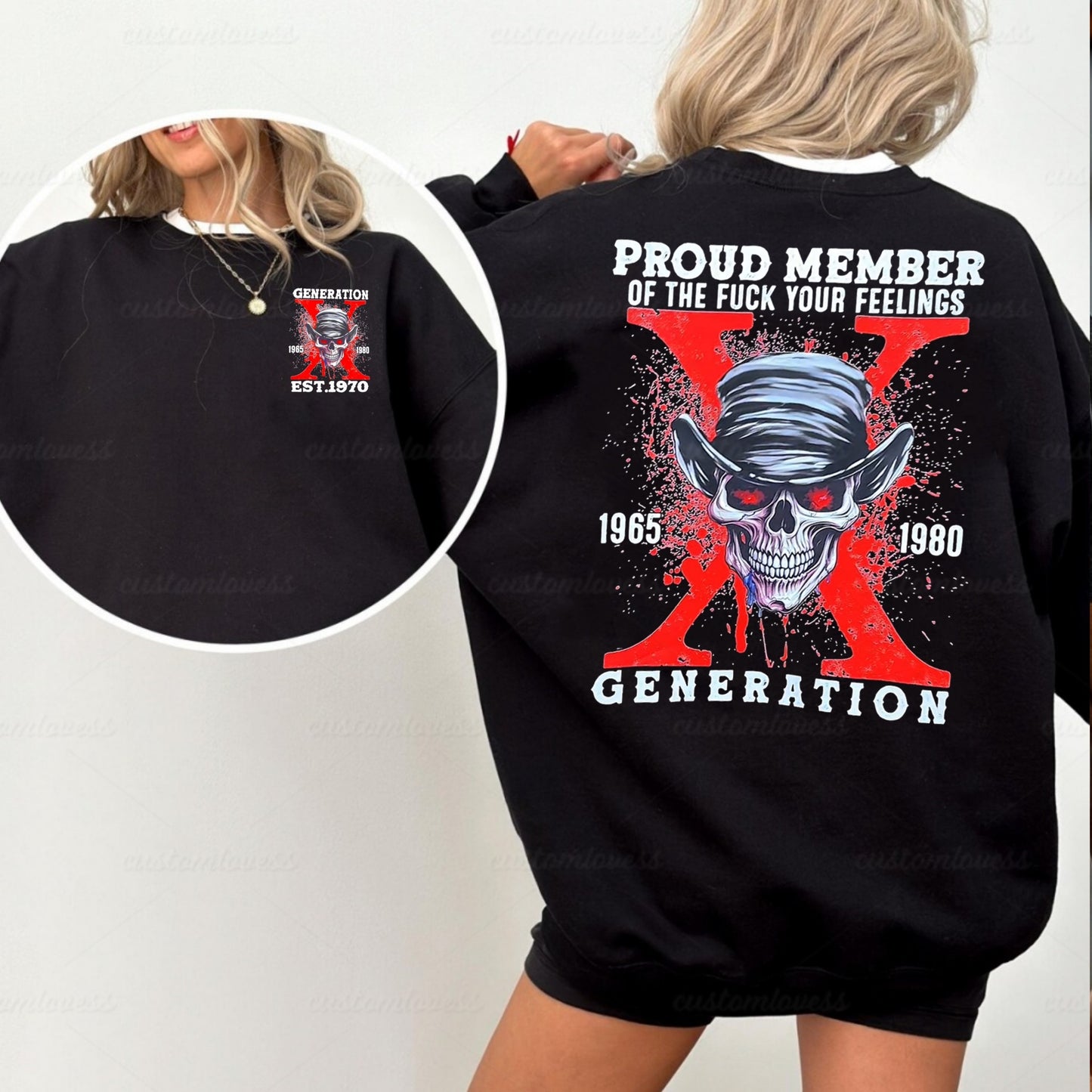 Custom Generation Skull Shirt