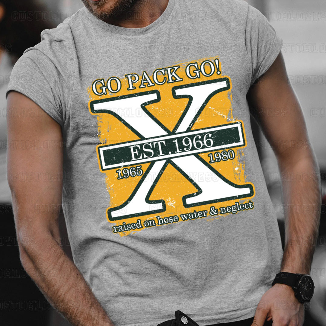 Custom Year Gen X Football Team T-Shirt