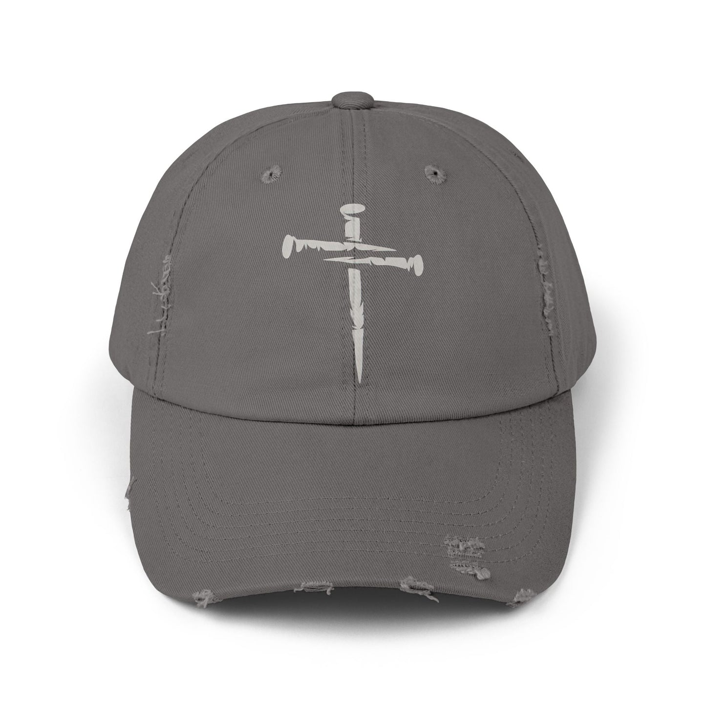 Cross Nails Distressed Cap
