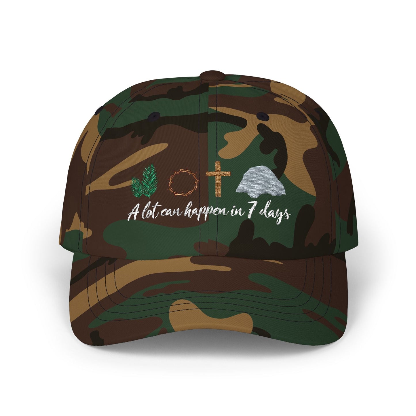 A lot Can Happen in 7 Days - Easter themed Ballcap