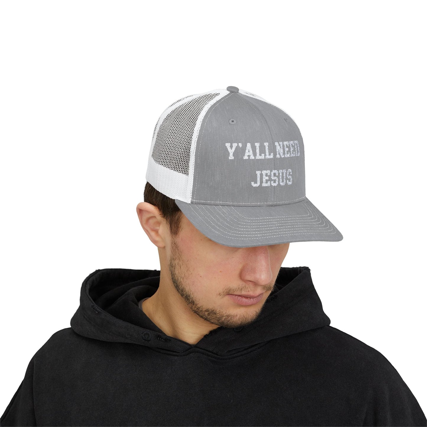 Snapback Trucker Cap - Y'all Need Jesus