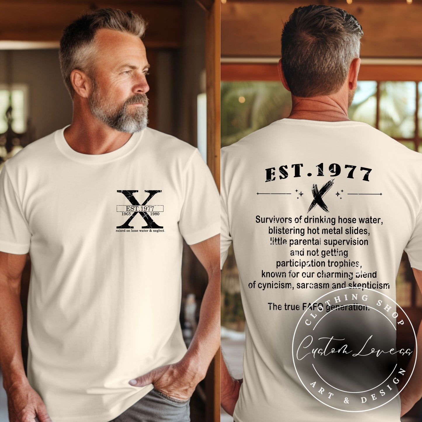 Custom Year Gen X T-Shirt