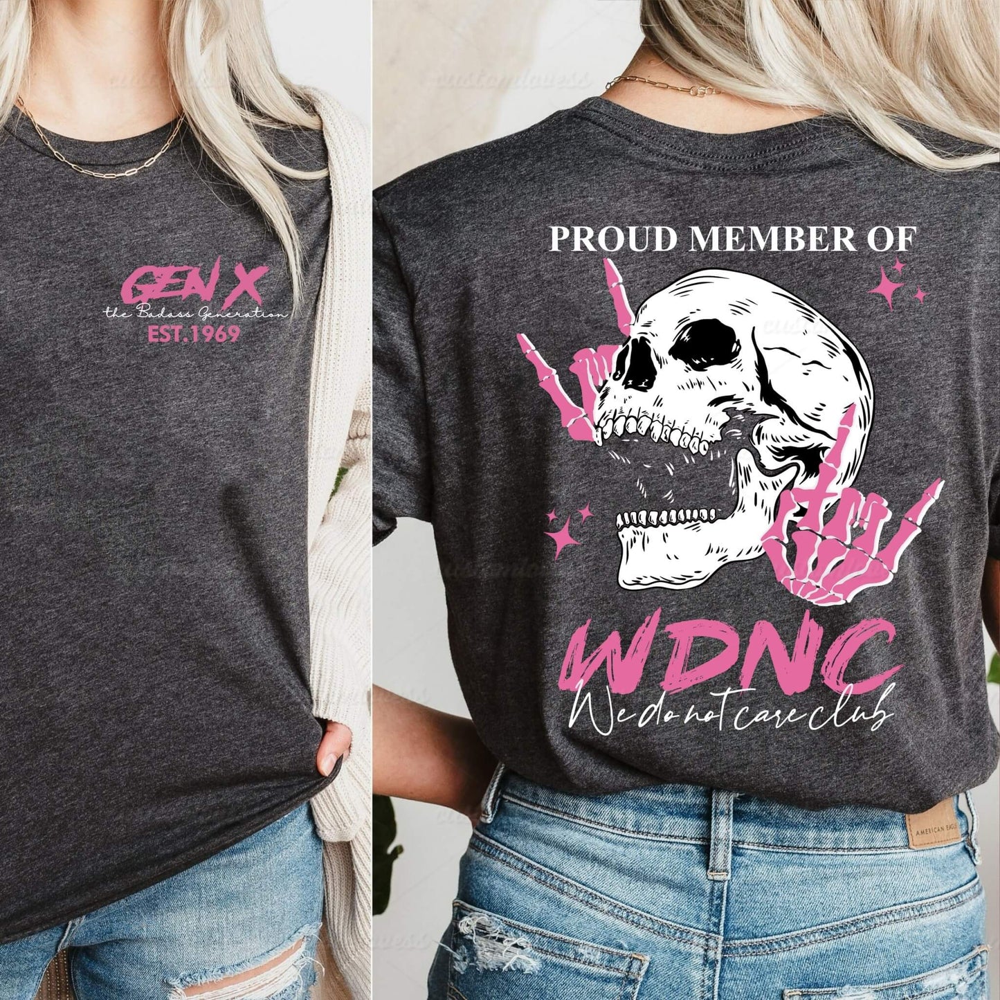 Custom Year Gen X WDNC T-shirt