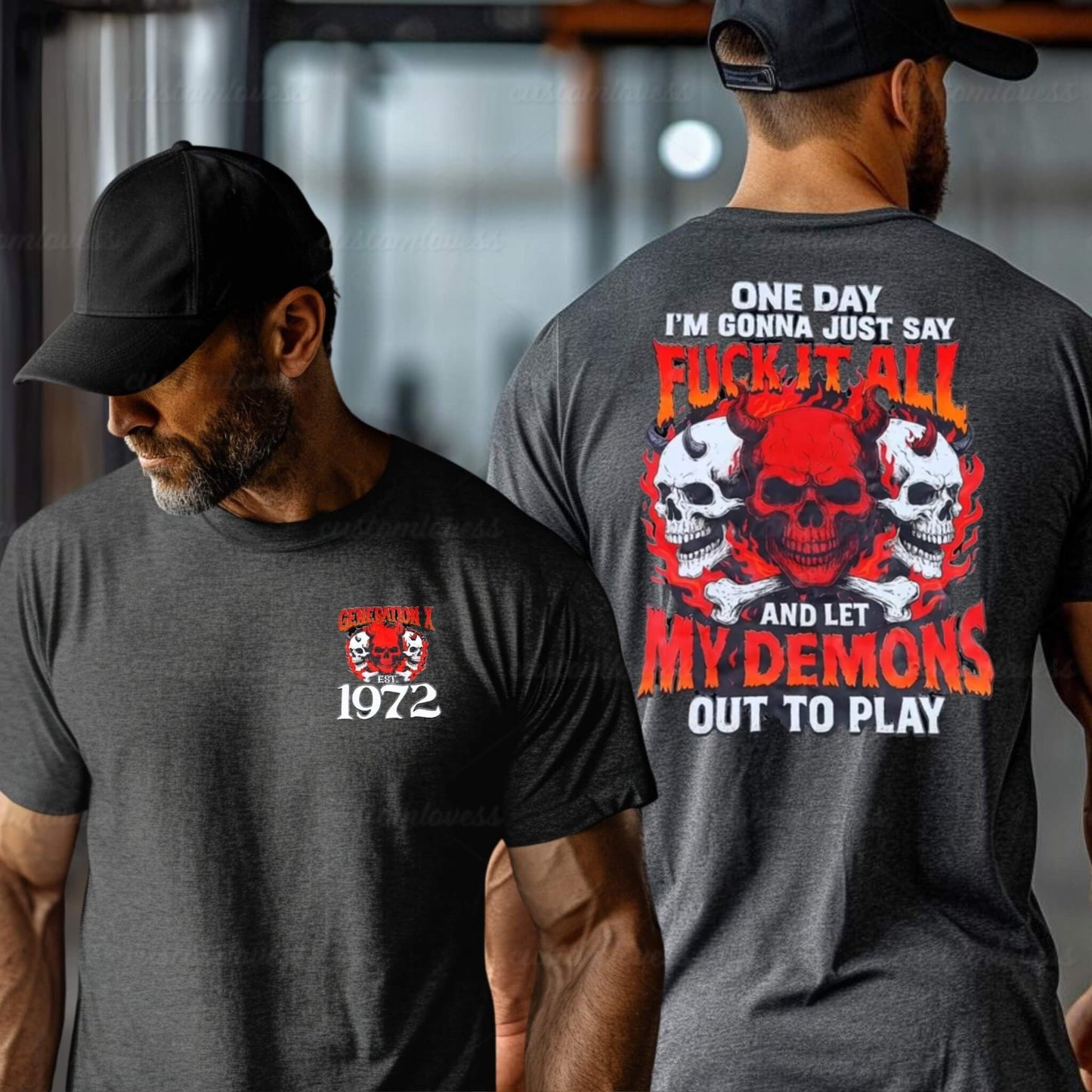 Custom My Demons Out To Play T-shirt