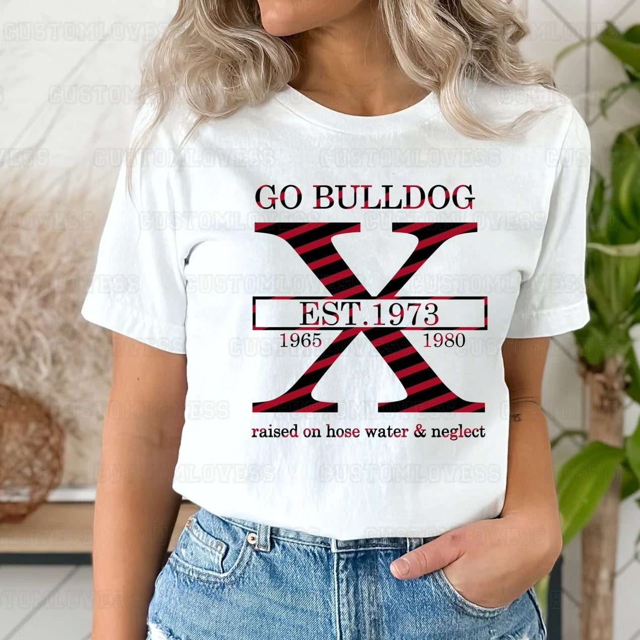 Custom Year Gen X College Team T-Shirt