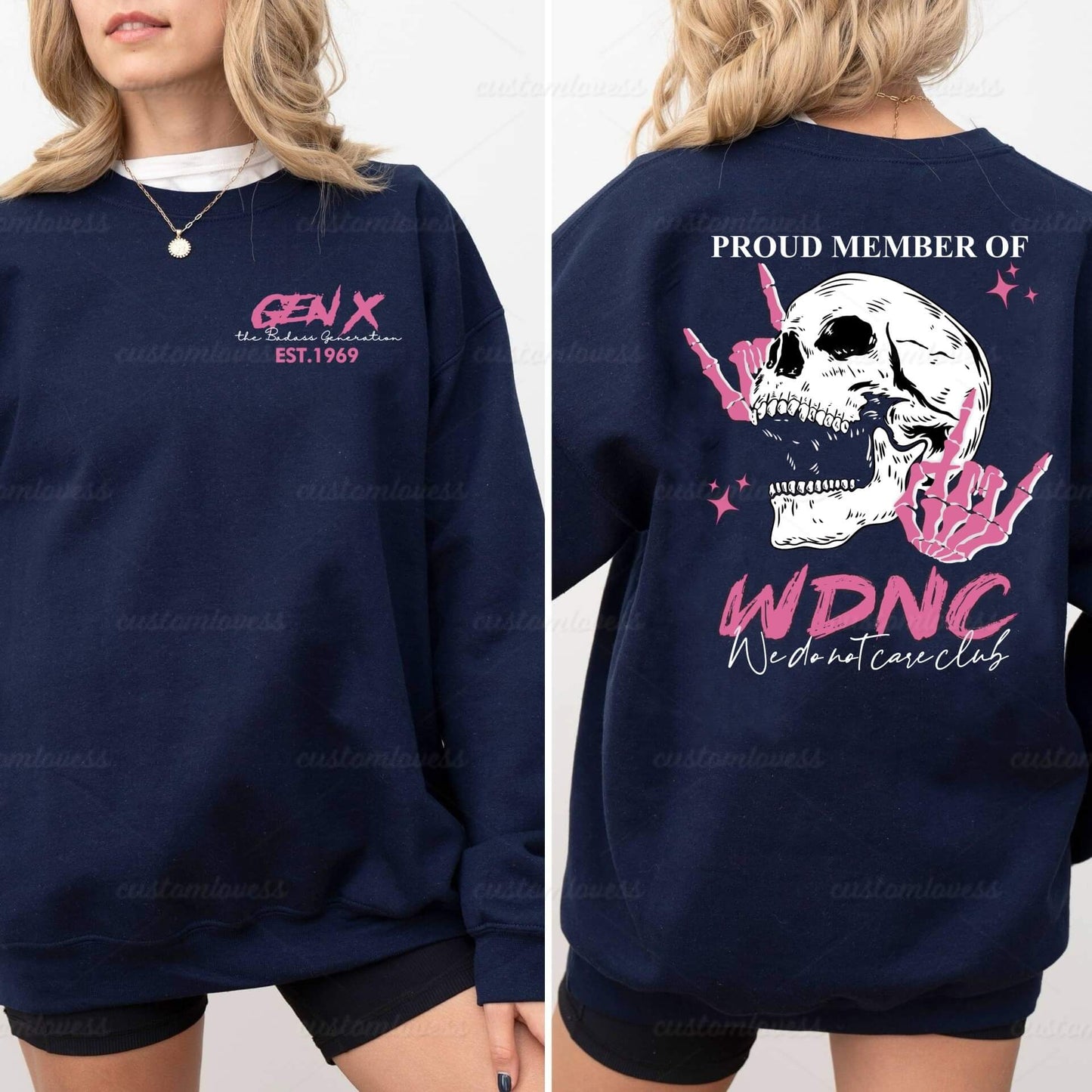 Custom Year Gen X WDNC T-shirt