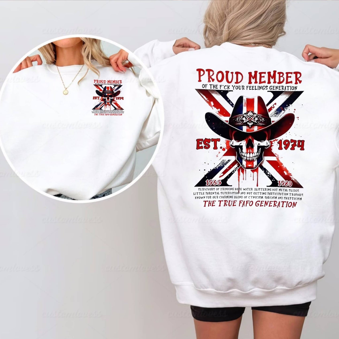 Custom Generation X UK Fafo Shirt