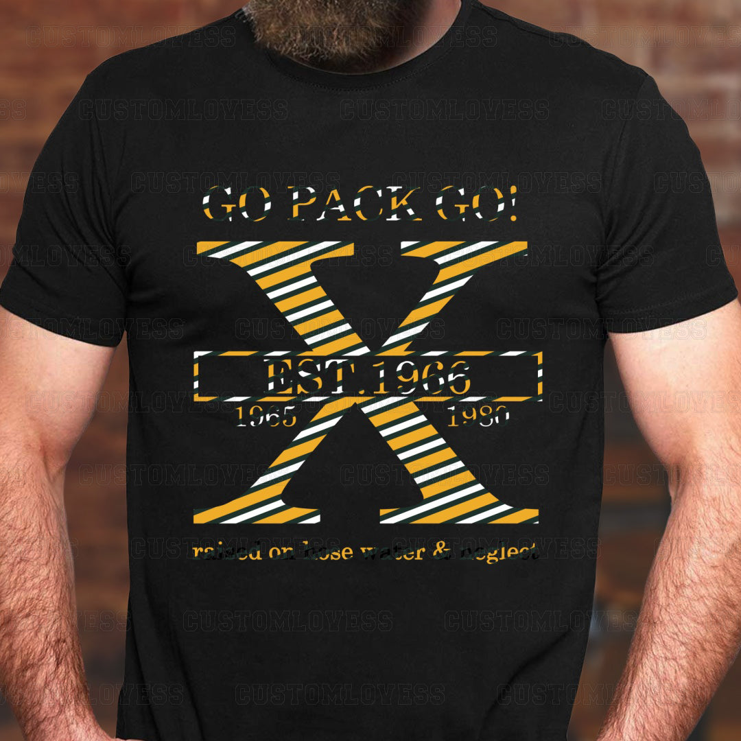 Custom Year Gen X College Team T-Shirt