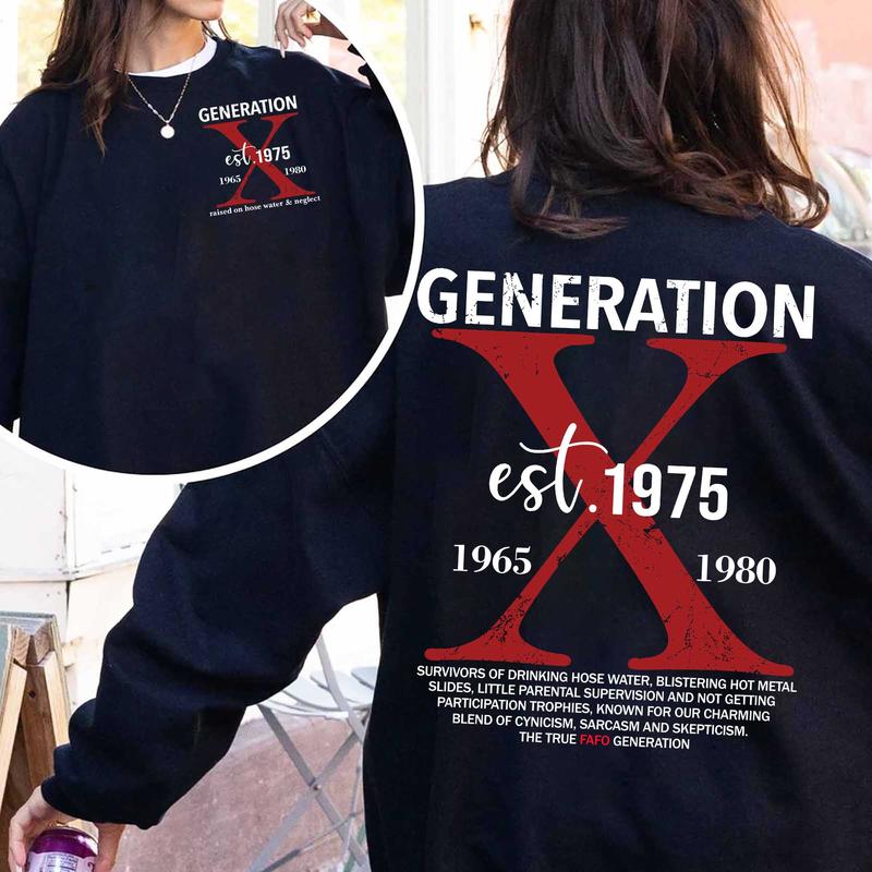 Custom Gen X Member Sweatshirt