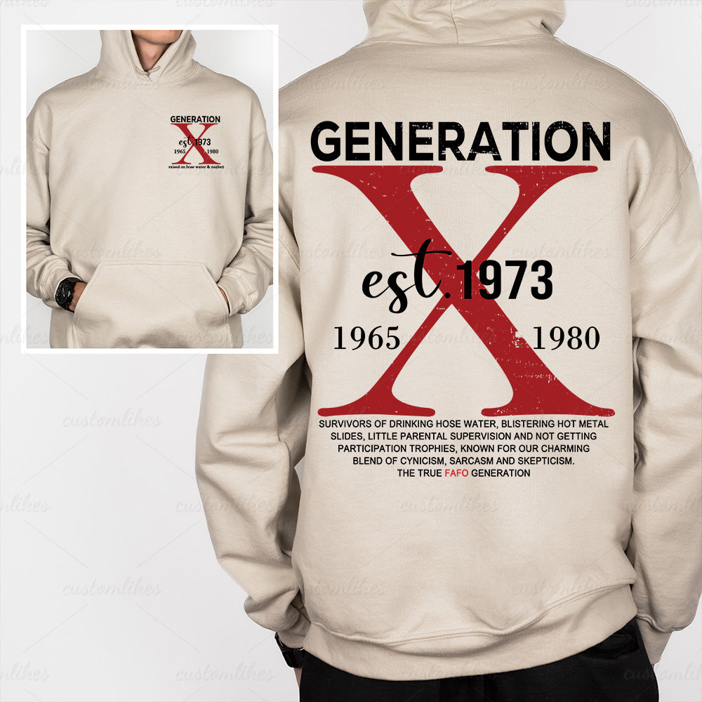 Custom Gen X Member Sweatshirt
