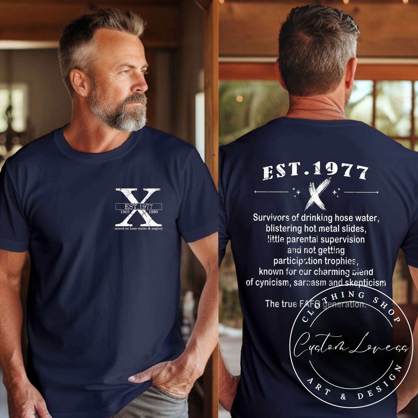 Custom Year Gen X T-Shirt