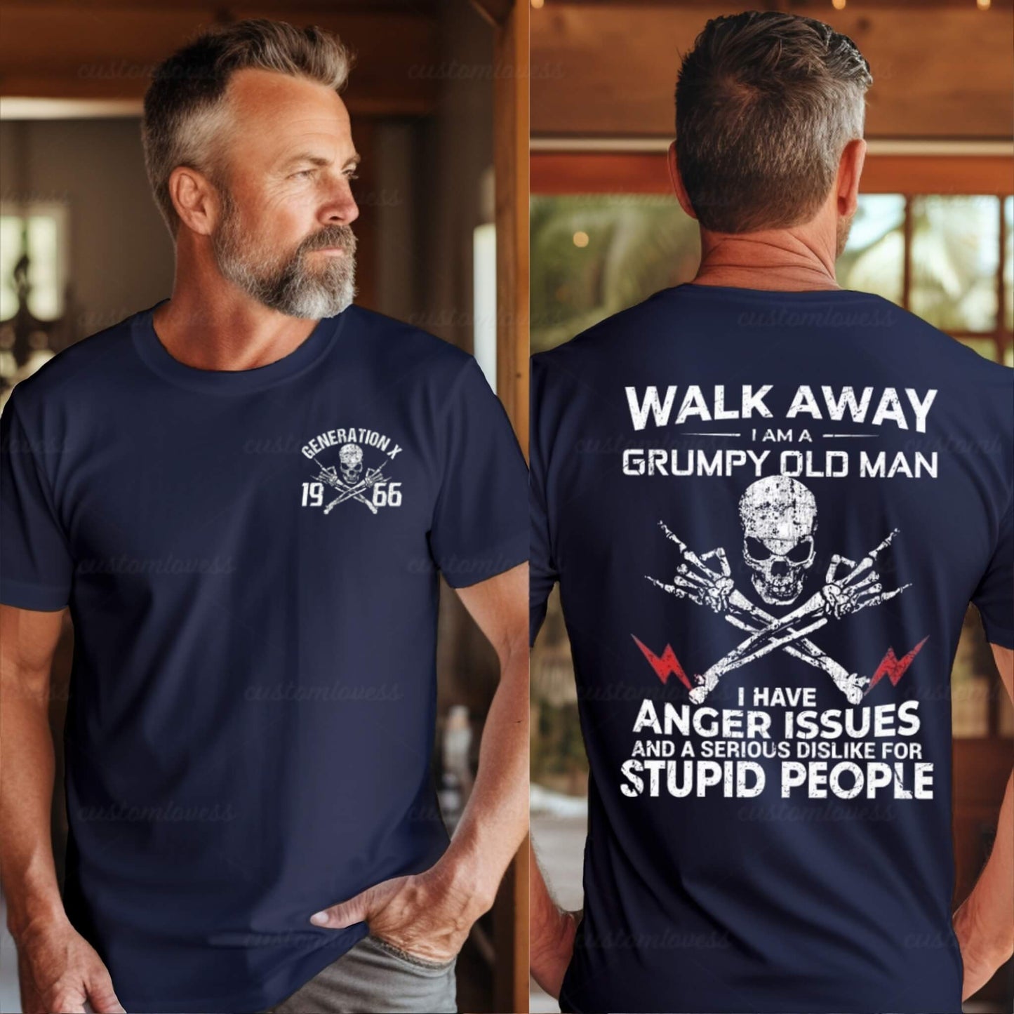 Custom I Am A Grumpy Old Man Shirt