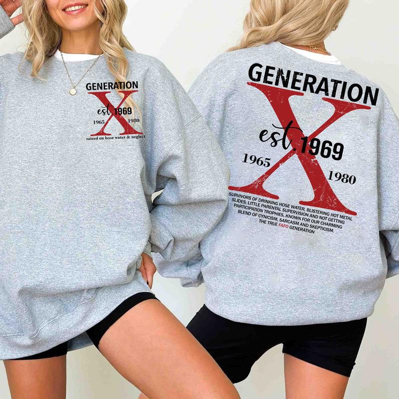 Custom Gen X Member Sweatshirt