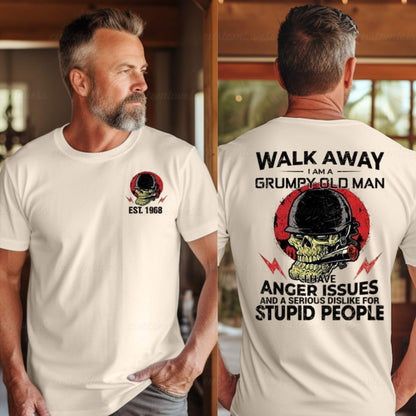 Custom Walk Away Grumpy Old Men Shirt