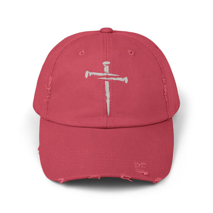 Cross Nails Distressed Cap