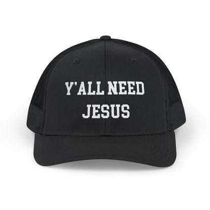 Snapback Trucker Cap - Y'all Need Jesus