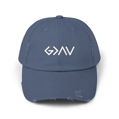 Distressed Cap - God is Greater than the Highs and the Lows
